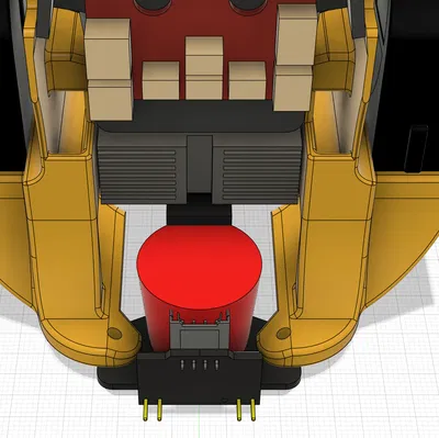 Bộ tản nhiệt quạt V5 cho Elegoo Neptune 4/Pro/Max/Plus (kèm ngàm Beacon/Cartographer)