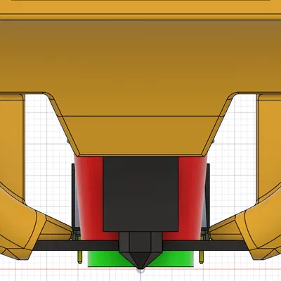 Bộ tản nhiệt quạt V5 cho Elegoo Neptune 4/Pro/Max/Plus (kèm ngàm Beacon/Cartographer)