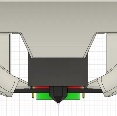 Bộ tản nhiệt quạt V5 cho Elegoo Neptune 4/Pro/Max/Plus (kèm ngàm Beacon/Cartographer)