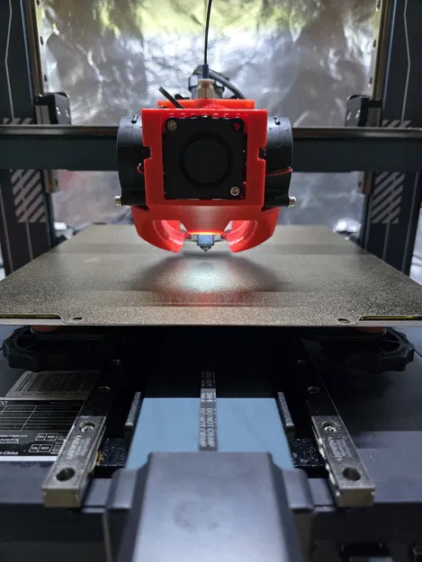 Fan Shroud V5 cho Elegoo Neptune 4 Max/Plus kèm ngàm Beacon/Cartographer và Bowden - Image 1