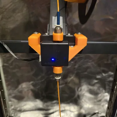 Giá đỡ cảm biến sợi nhựa cải tiến kèm đầu nối ống Bowden cho Elegoo Neptune 4 PRO/Plus/Max