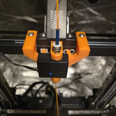 Giá đỡ cảm biến sợi nhựa cải tiến kèm đầu nối ống Bowden cho Elegoo Neptune 4 PRO/Plus/Max