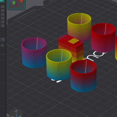 Snorca Full Spectrum - Bản in thử nghiệm phối trộn màu Gradient