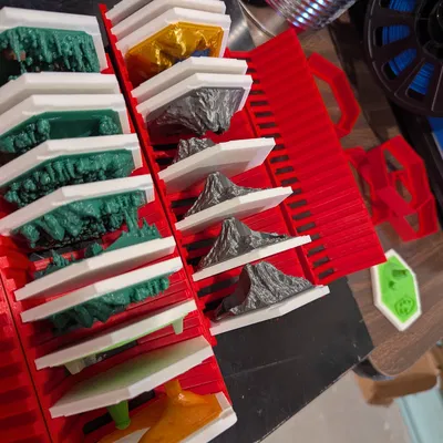 Khay Đựng Catan Dạng Lục Giác Slim - Nhiều Kích Thước