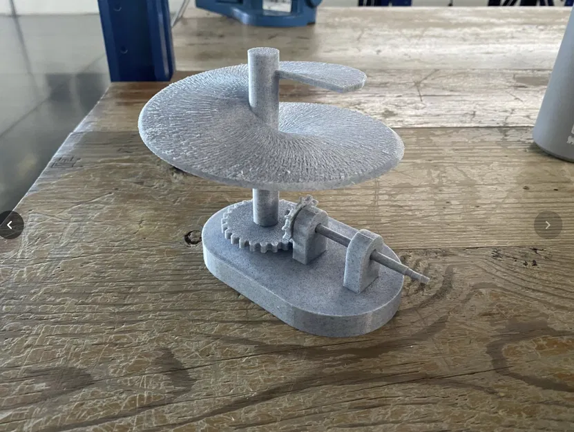 Mô hình trực thăng Da Vinci có cơ cấu bánh răng in 3D độc đáo - Image 1