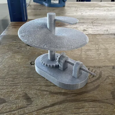 Mô hình trực thăng Da Vinci có cơ cấu bánh răng in 3D độc đáo