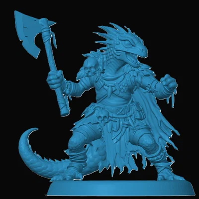 Mô hình Kobold Barbarian