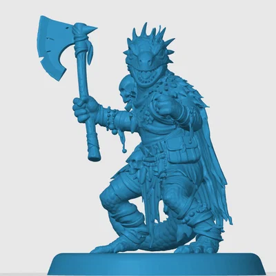 Mô hình Kobold Barbarian