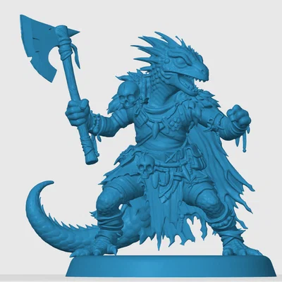 Mô hình Kobold Barbarian