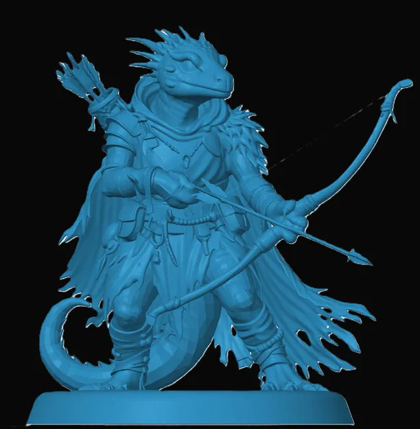 Mô hình Kobold Ranger - Nhân vật 3D chi tiết cho game D&D - Image 1