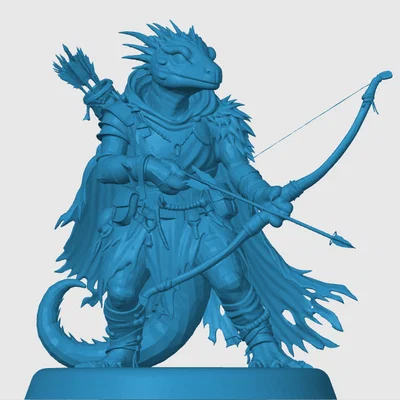 Mô hình Kobold Ranger - Nhân vật 3D chi tiết cho game D&D