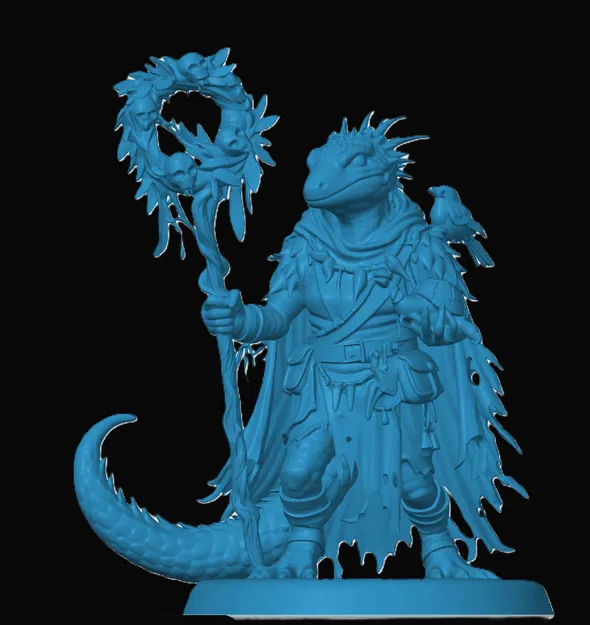 Mô hình Kobold Druid in 3D chi tiết cho game nhập vai RPG - Image 1