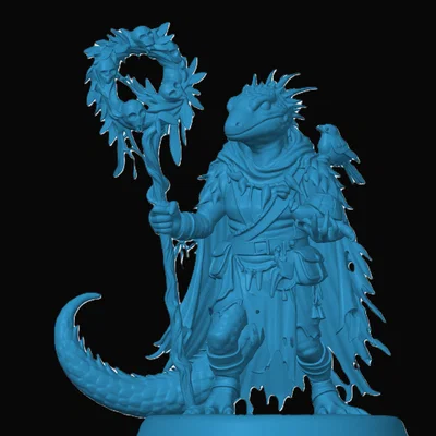 Mô hình Kobold Druid in 3D chi tiết cho game nhập vai RPG