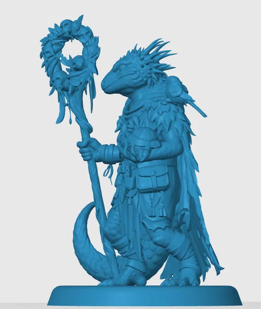 Mô hình Kobold Druid in 3D chi tiết cho game nhập vai RPG - Image 2