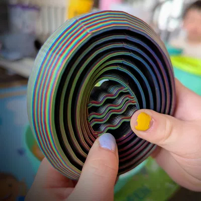 Mô hình Fidget Trứng Phục sinh xếp lớp (2 Kích thước)