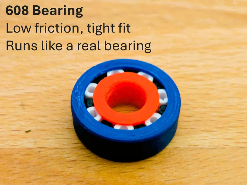 Vòng bi 608 - In hoàn toàn, dễ lắp ráp - Image 1
