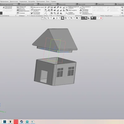 Mô hình ngôi nhà búp bê (The Dollhouse) in 3D dễ thương cho trẻ em
