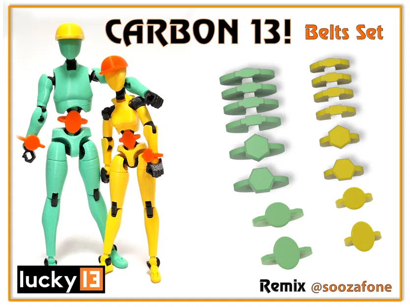 Bộ dây đai Carbon 13 cho phiên bản Nam và Nữ - Image 1