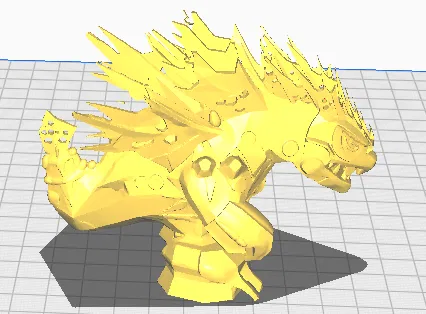 Mô hình 3D Gorgonzilla độc đáo: Hướng dẫn in chi tiết - Image 3