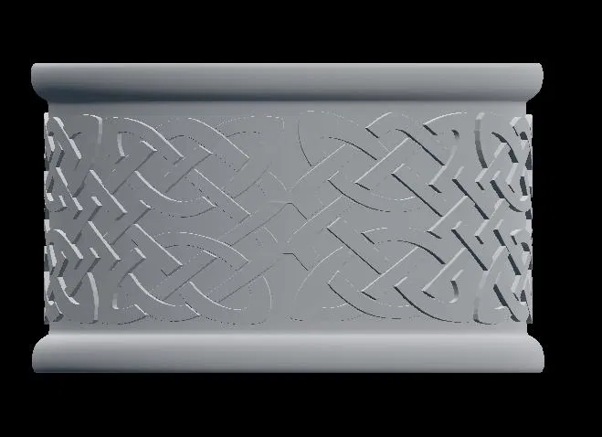 Vòng tay Viking (Viking Bracelet) - Mẫu in 3D hoa văn cổ điển độc đáo - Image 1