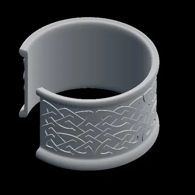 Vòng tay Viking (Viking Bracelet) - Mẫu in 3D hoa văn cổ điển độc đáo