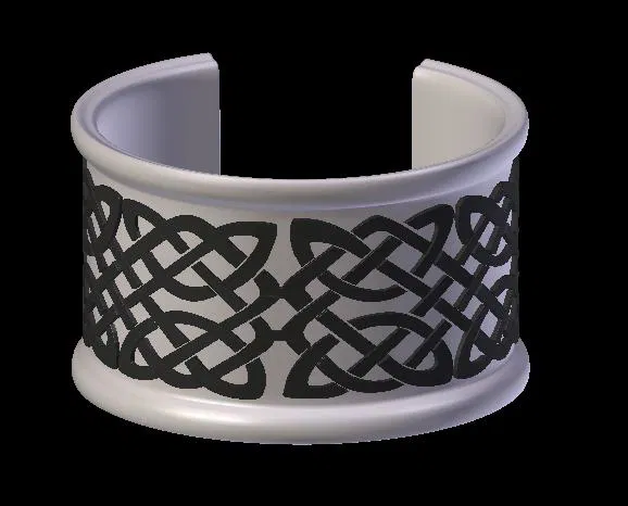 Vòng tay Viking (Viking Bracelet) - Mẫu in 3D hoa văn cổ điển độc đáo - Image 5