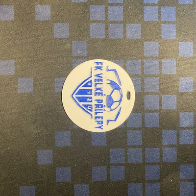 Móc khóa 3D logo câu lạc bộ bóng đá FK Velké Přílepy