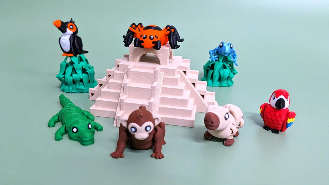 Tarantula - Mô hình nhện có khớp nối | Print-in-Place | Không cần support - Image 2