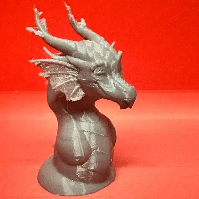 Mô hình tượng đầu rồng Dragon Head Bust trang trí độc đáo
