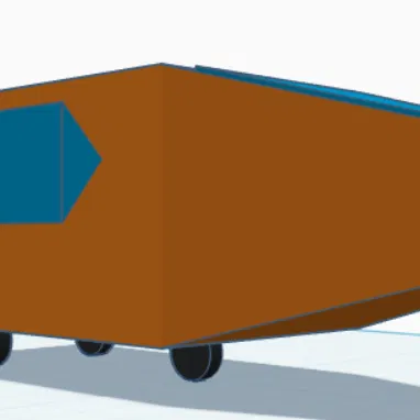 Mô hình xe ba bánh Low-poly độc đáo, dễ in cho người mới bắt đầu