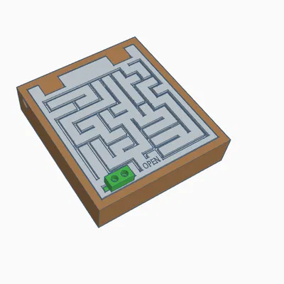Geocache Maze - Hộp chứa bí ẩn dạng mê cung