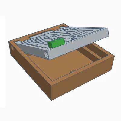 Geocache Maze - Hộp chứa bí ẩn dạng mê cung