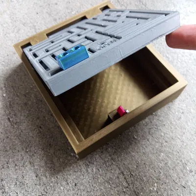 Geocache Maze - Hộp chứa bí ẩn dạng mê cung