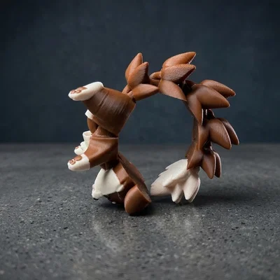 Mô hình Flexi Puppy đáng yêu - Đồ chơi khớp nối / Móc khóa