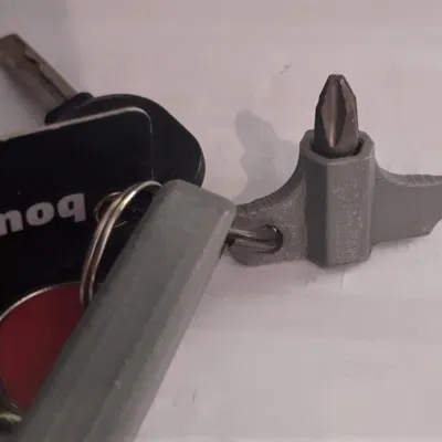 Tuốc nơ vít mini gắn chìa khóa