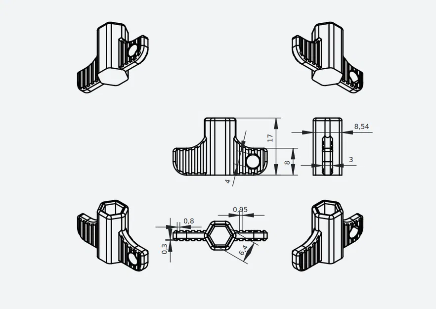 Móc Khóa Tích Hợp Đầu Vặn Vít (2g Keychain Bit Driver) - Image 3