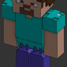 Mô hình Minecraft Steve cử động được