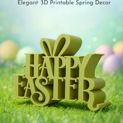 Bảng trang trí Happy Easter