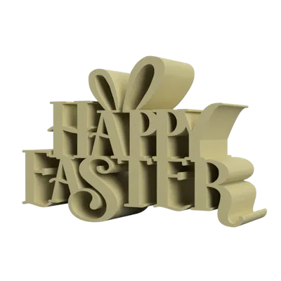 Bảng trang trí Happy Easter