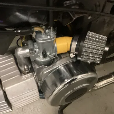 Adapter 30° chuyển góc lọc gió (28 mm) cho bình xăng con Puch