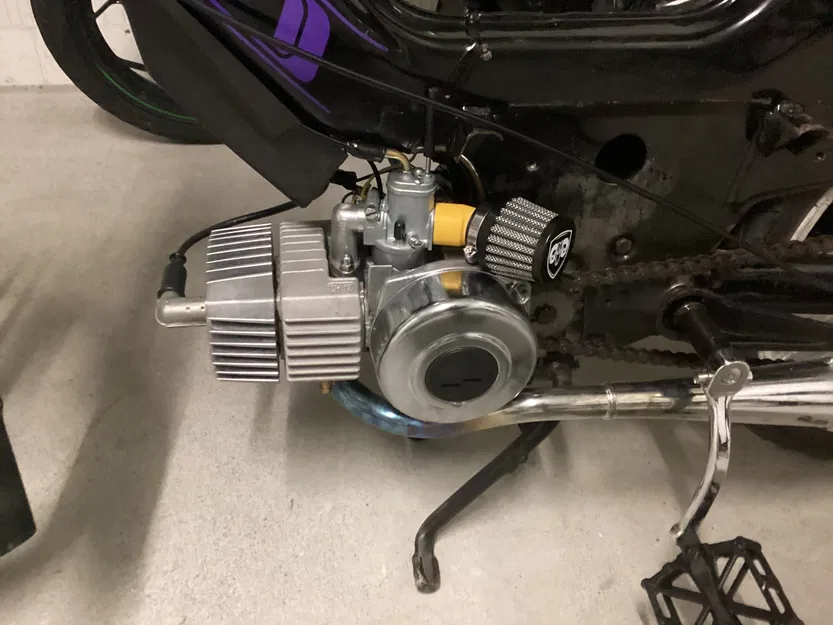 Adapter 30° chuyển góc lọc gió (28 mm) cho bình xăng con Puch - Image 4