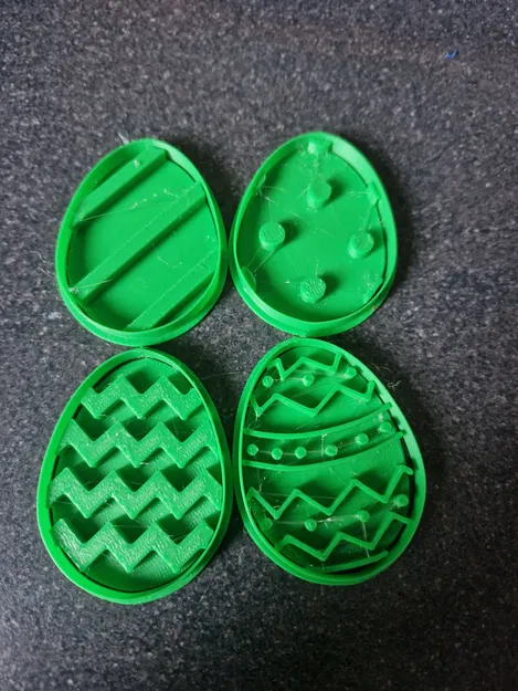 Bộ khuôn cắt bánh quy hình trứng Phục sinh 3D - Độc đáo và bắt mắt - Image 1