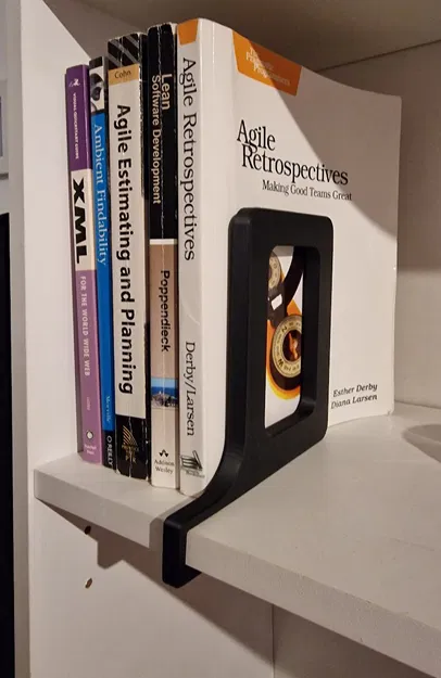 Thanh giữ sách trượt lắp cho kệ 15mm - Image 1