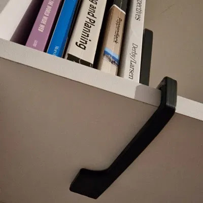 Thanh giữ sách trượt lắp cho kệ 15mm