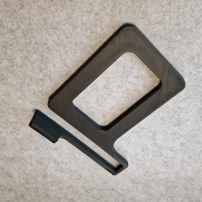 Thanh giữ sách trượt lắp cho kệ 15mm