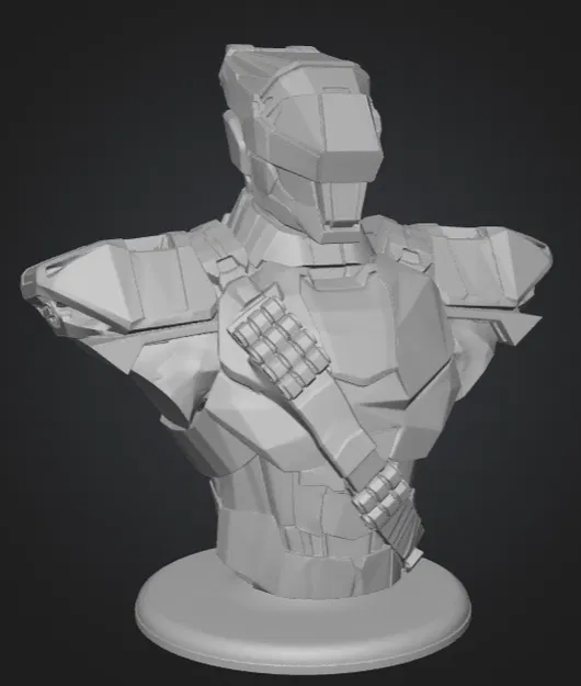 Mô hình tượng bán thân Destiny Titan in 3D cực ngầu - Image 1