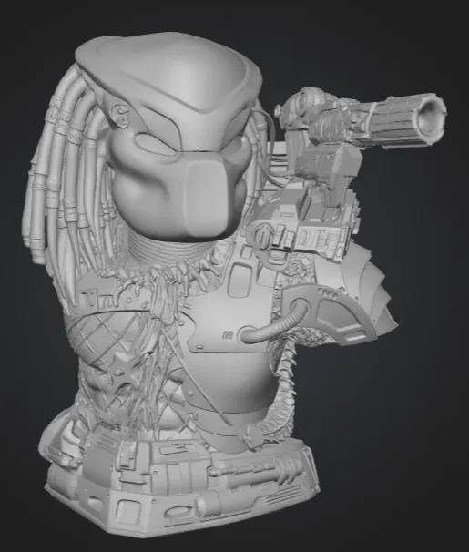 Mô hình tượng Predator Bust cực ngầu cho người sưu tầm Sci-fi - Image 1