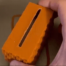 Hộp đựng tăm in 3D thiết kế họa tiết đan lát độc đáo