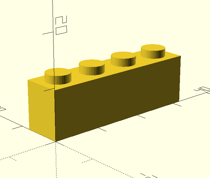 Gạch lắp ráp tùy biến (kiểu LEGO) bằng openSCAD - Image 1