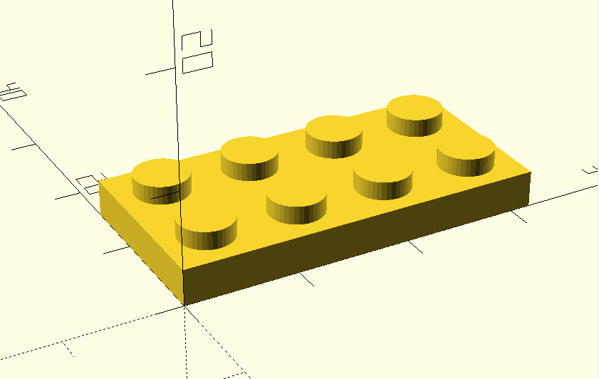 Gạch lắp ráp tùy biến (kiểu LEGO) bằng openSCAD - Image 3